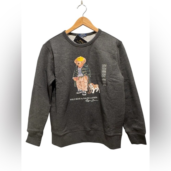 Polo Ralph Lauren Bear Sweatshirt Large - Picture 3 of 6